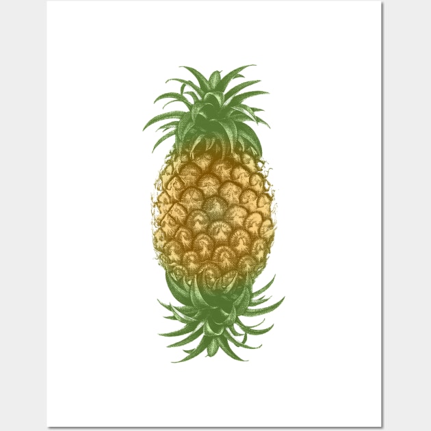 Genetically Engineered Pineapple Wall Art by ruifaria